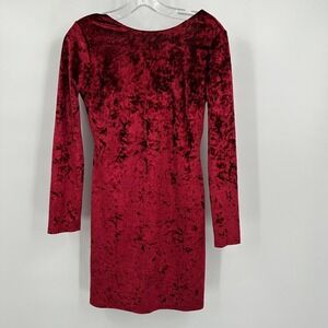 Lulus Womens Moody Velvet Mini Dress Size M Old Money Holiday Party Glam